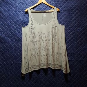 Lane Bryant embellished tank top